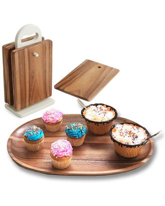 Woodard & Charles 8Pc Serving Entertaining Set