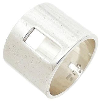 Gucci Silver Silver 925 Band Ring (Pre-Owned)