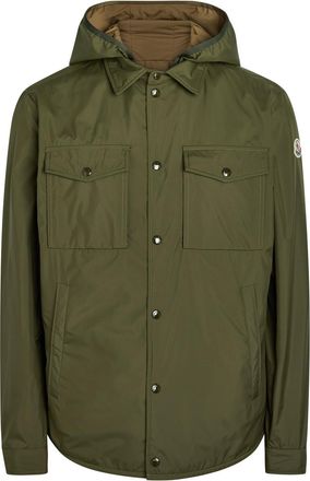 Moncler Chirano Layered Shell Jacket - Dark Green - 5 (UK44 / Xxl)