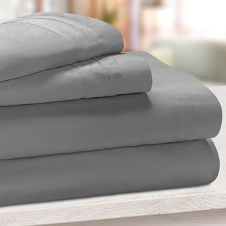Superior Superor 650-Thread Count Egyptian Cotton Plush Deep Pocket Sheet Set