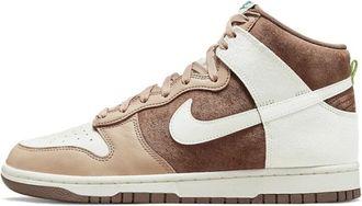 Nike Fitness, unisex, Bruin, 44 1/2 EU, Leer, Dunk High Light Chocolate