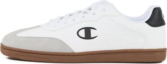 Champion Prestige Mix Material Low, Mens Sneakers, White Black ww001, 10 UK