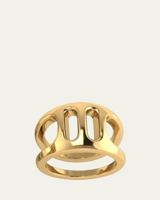 Hoorsenbuhs 18K Yellow Gold Phantom III Ring