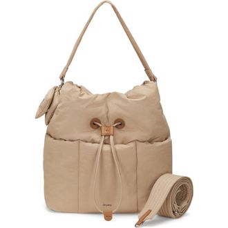 Oryany Medium Pillow Nylon Bucket Bag in Beige at Nordstrom Rack