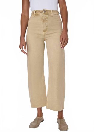 Pistola Denim Aspen High Rise Wide Leg Jeans In Sand
