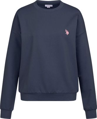 U.S.Polo Association dames sweatshirt van katoen met stretch