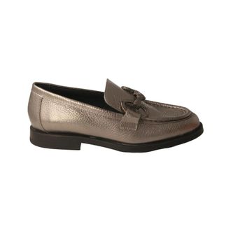 Pedro Miralles Loafers, female, Gray, 6 UK, Silver Metallic Womens Loafer
