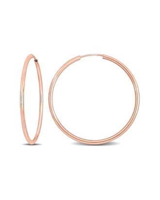 Italian Gold, Inc 14K Italian Rose Gold Hoops