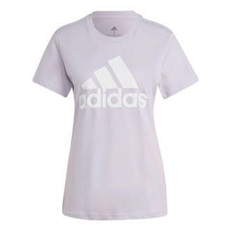 adidas (WMNS) adidas Essentials Logo T-shirt Asia Sizing Grey White IC0633