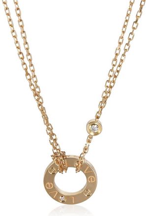 Cartier Pre-Owned Cartier Yellow Gold Diamond Love Necklace