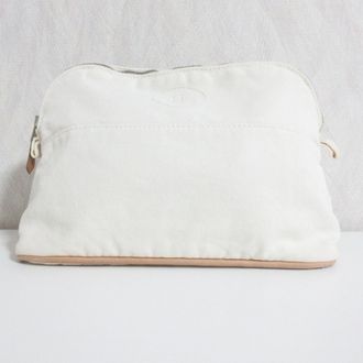 Herm&egrave;s White Pouch (Pre-Owned)