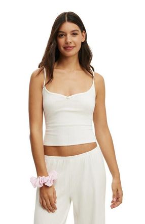 Cotton On Womens Dreamy Soft Pointelle Cami in Coconut Milk at Nordstrom, Size Xx-Small