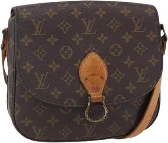 Louis Vuitton Pre-owned Vintage Canvas Cross Body Bag - Dames - Vintage Schoudertas - Bruin - ONE Size - Vintage