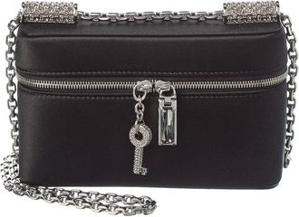Dolce & Gabbana Sicily Medium Satin & Pav&eacute; Tubes Shoulder Bag