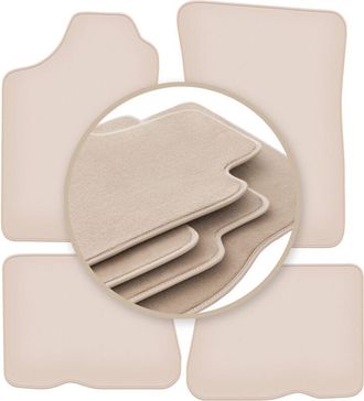 OEM Alfombrillas Beige Premium Para: Renault 19 Cabrio, Hatchback, Sedan, Chamade 1988-1996