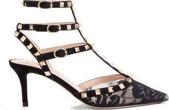 Valentino Garavani Dames, Schoenen, Zwart, Maat: 36 EU Zijde