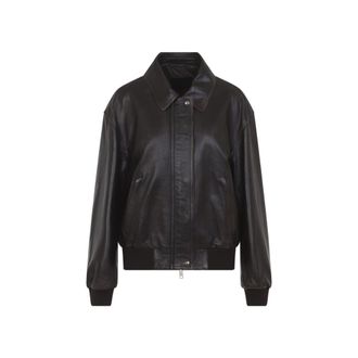 Prada Dark Brown Shirt Collar Jacket
