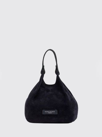 Gianni Chiarini Dua Mini Suede Calfskin Handbag with Double Handle