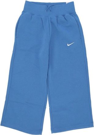 Nike Fleece Trainingsbroek Phoenix Star Blauw - Dames - Trainingsbroeken - Blauw - M - Katoen - Fitness