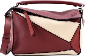 Loewe Borsa a tracolla Puzzle piccola in pelle - Toni neutri