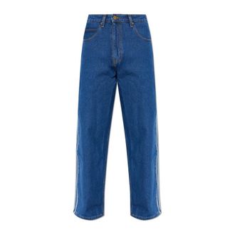adidas Firebird Adicolor Denim Broek - Heren - Regular Fit Jeans - Blauw - W28 - Denim - Jeans