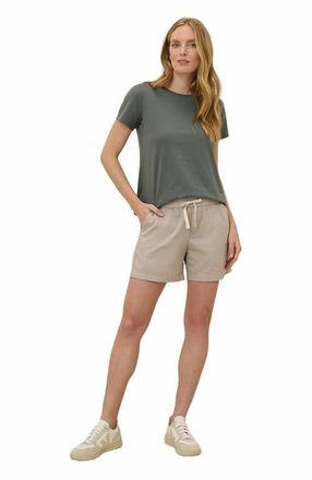 Pact Organic Cotton Daily Twill Short in Nickel at Nordstrom, Size Large