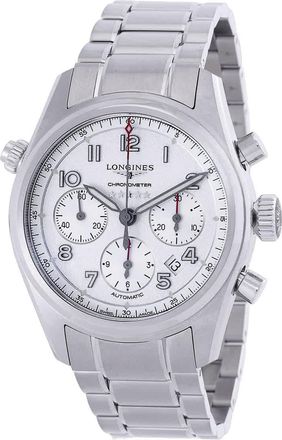 Longines Spirit Chronograph Automatic Chronometer Silver Dial Mens Watch L3.820.4.73.6