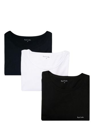 Paul Smith logo-print organic cotton T-shirt - men - Organic Cotton - M - White