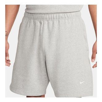 Nike Solo Swoosh Fleece Shorts Dark Grey Heather FN3325-063