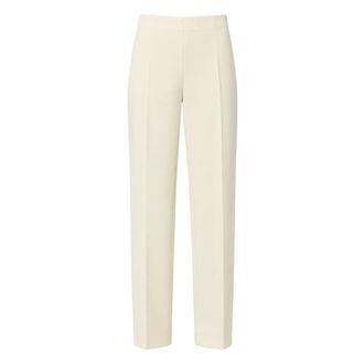 Liviana Conti Tymon Straight Broeken - Dames - Broeken - Beige - Maat: L Viscose