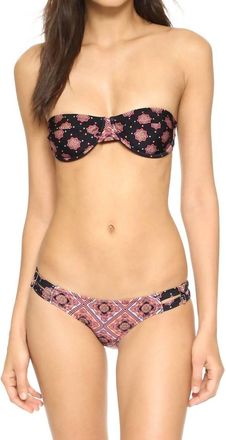 Somedays Lovin Storyteller Strappy Bikini Bottoms In Multi-Color