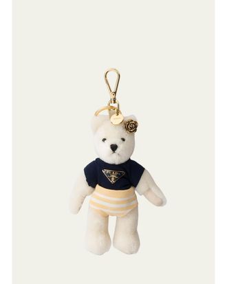 Prada Teddy Bear Keychain Bag Charm