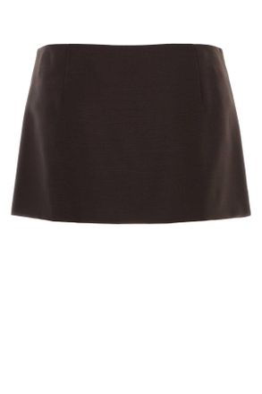 Miu Miu Cacao Gonne Skirt