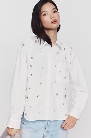 Anthropologie @loverlygrey x Anthropologie Shrunken Bennet Buttondown Shirt