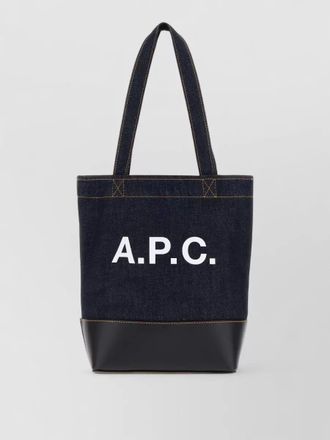 A.P.C. axelle denim tote bag