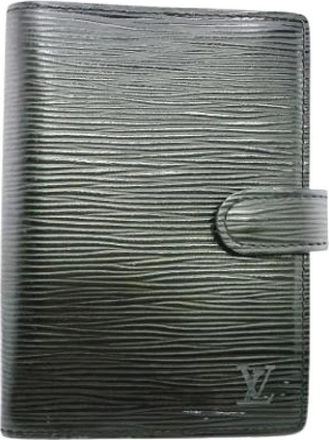 Louis Vuitton Pre-owned Wallet - unisex - Vintage Accessoires - Zwart - ONE Size - Leer - Vintage