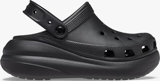 Crocs Womens Crocs 207521-001 CLASSIC CRUSH Womens Clogs Black - Size: 4