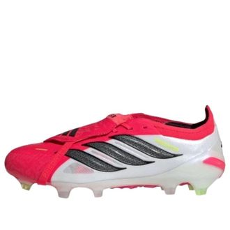 adidas Predator Elite Fold Over Tongue FG Lucid Red Cloud White JS0380