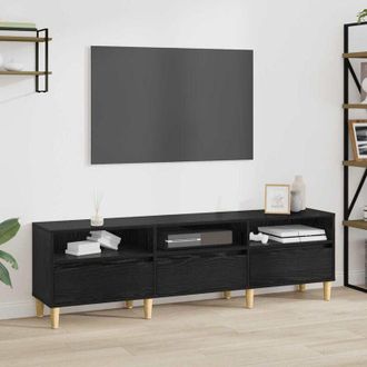 vidaXL vidaXL Mobile TV Rovere nero 150 x 30 x 45 cm Legno multistrato