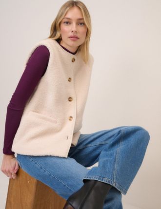 Nobody's Child White Borg Gilet