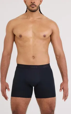 Saxx Smooth Flexed Boxer Briefs in Black at Nordstrom, Size X-Large