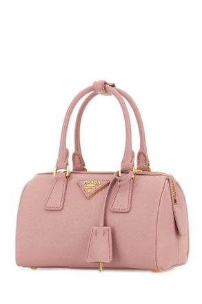 Prada Womens Pink Leather Handbag Pesco Borse A Mano Bag
