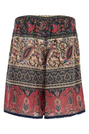 Valentino Garavani Mens Bermuda | Voyage Imaginai Cotton Short