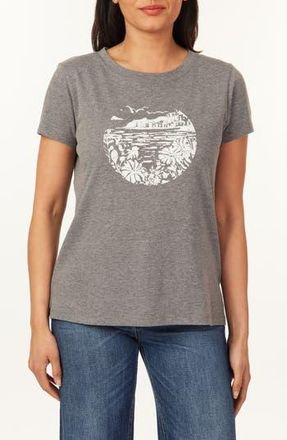 C&C California Julia Everyday Graphic T-Shirt in Medium Heathered Grey at Nordstrom Rack, Size X-Small
