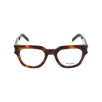 Saint Laurent Glasses, unisex, Brown, 50 MM, Crystal Havana Eyeglasses SL 661