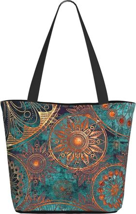 AOOEDM Pattern Of Mandala Ladies Shopping Bag 13x11x7in.The Perfect ValentineS Day Gift.It Is The Best ValentineS Day Gift For Mom, Daughter, Wife,Etc