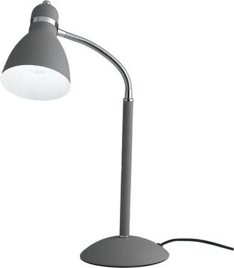 Fan Europe Lampada da tavolo people in metallo grigio con diffusore orientabile