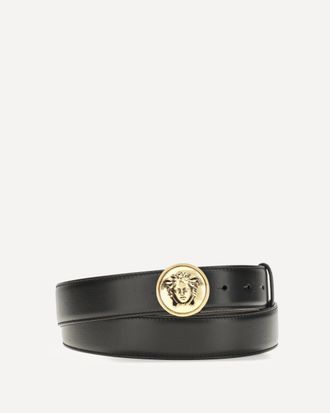 Versace Cintura in pelle con fibbia Medusa Man 105