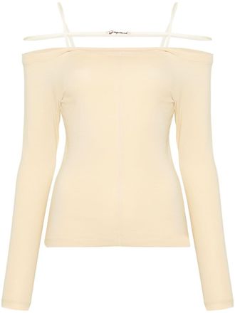 Jacquemus Top con spalle scoperte Le Sierra - Toni neutri