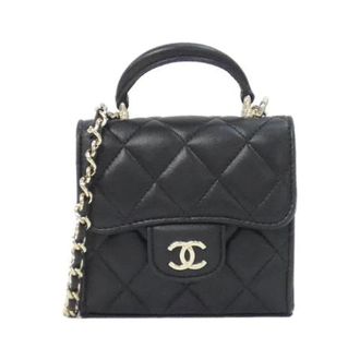 Chanel Borsa a spalla Pre-owned in pelle di agnello - - Pre-owned - Donna - Nero - ONE SIZE